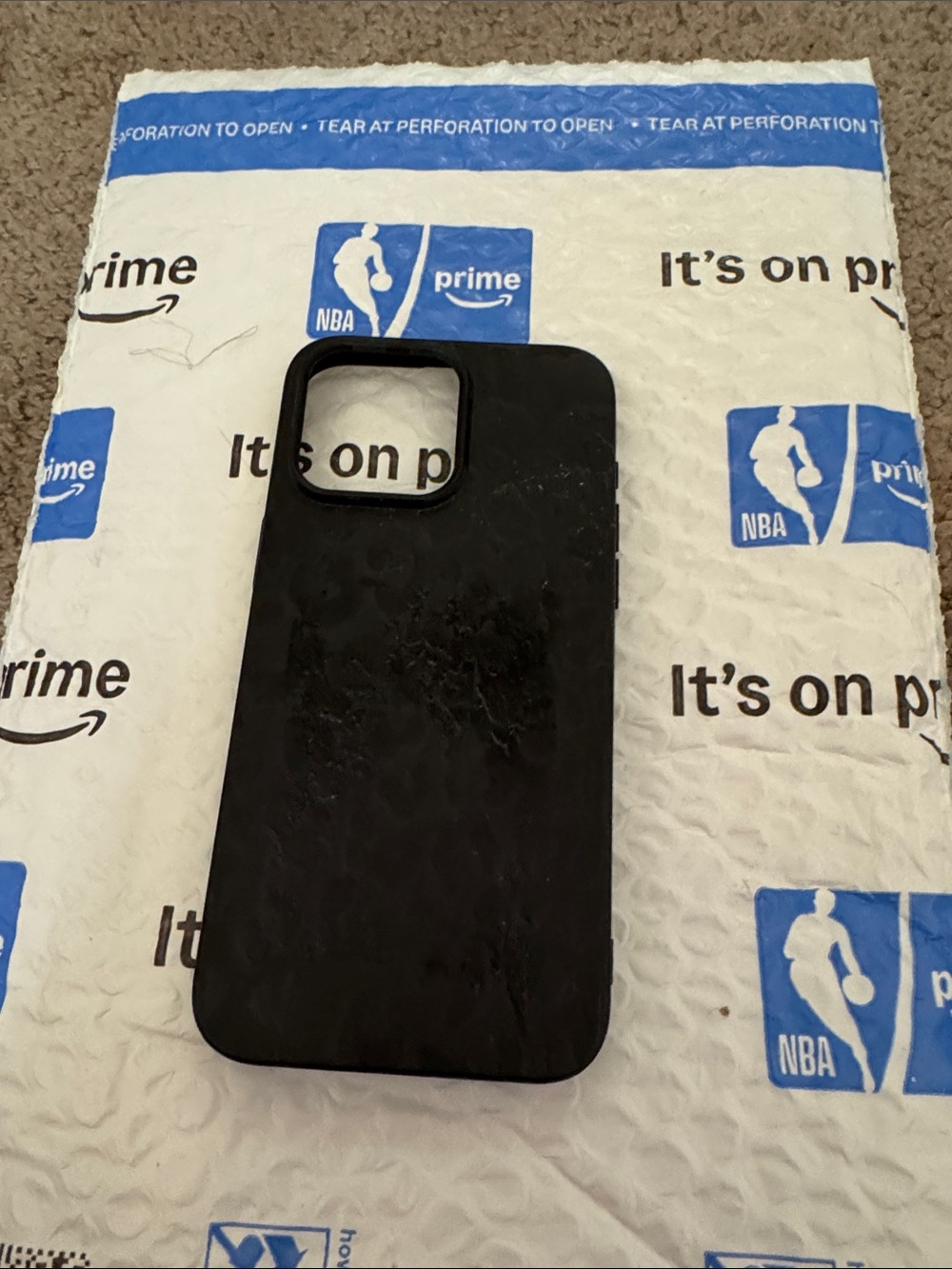SHEIN Black Slim Protective Phone Case